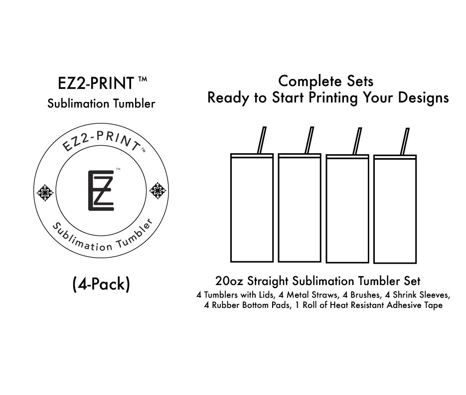 EZ 2-Print sublimation tumblers